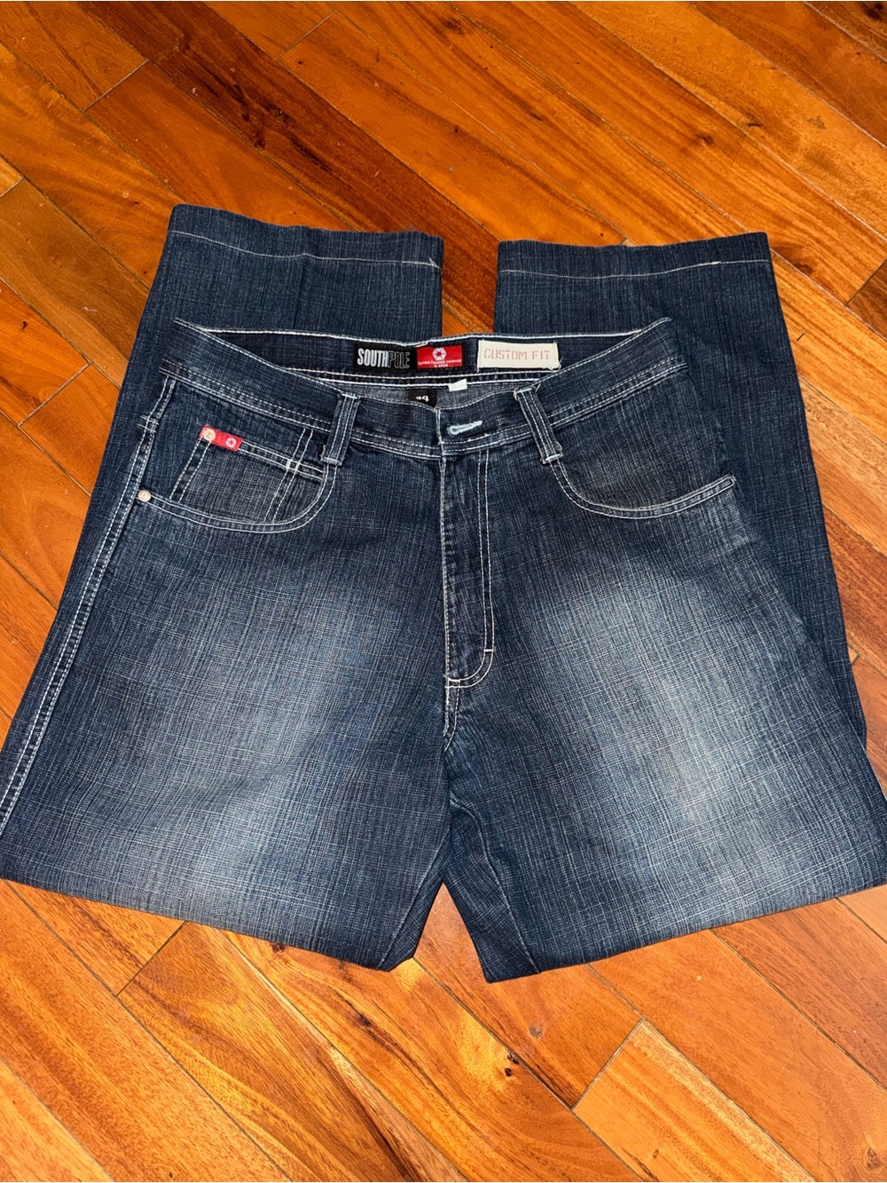 Vintage Y2K South Pole Men’s Red Tab Custom Fit Jeans